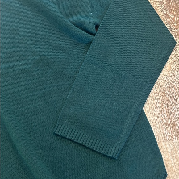 NEW! EVIDNT Los Angeles Cutout Sweater in Emerald Size S - Picture 4 of 6